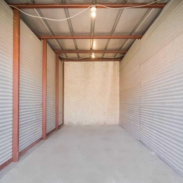 Climate controlled indoor storage units at StorQuest Self Storage in Dallas, Texas