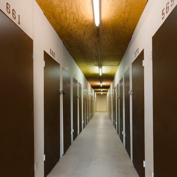 Indoor self storage units at StorQuest Self Storage in Arvada, Colorado