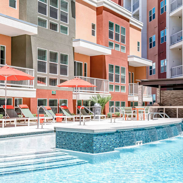 Pool at Jade Apartments in Las Vegas, Nevada