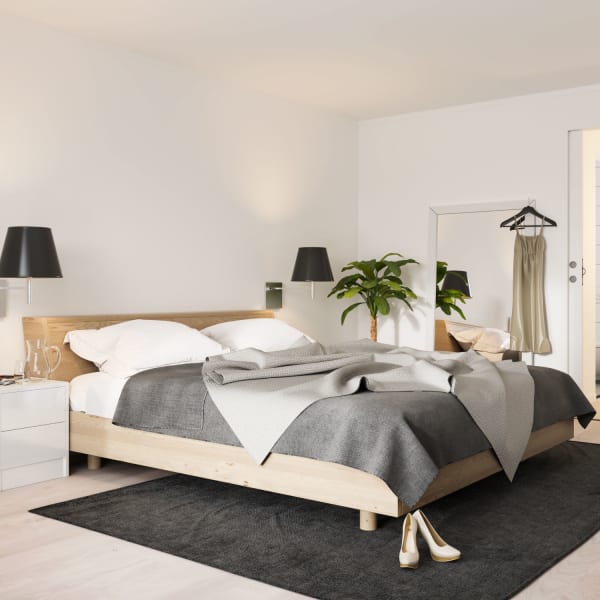 View floor plans offered at Chez Moi Apartments in Detroit, Michigan