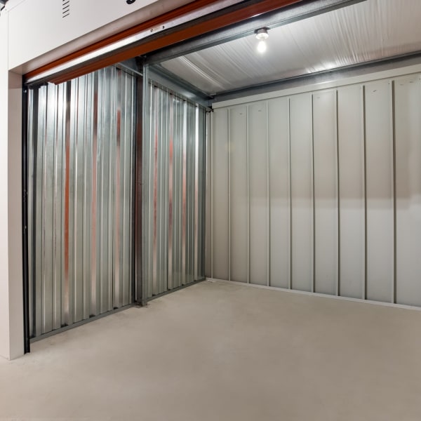 Interior of a storage unit at StorQuest Self Storage in Odessa, Florida