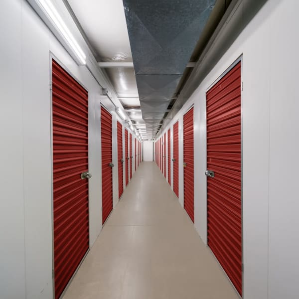 Climate-controlled indoor storage units at StorQuest Economy Self Storage in Columbus, Ohio