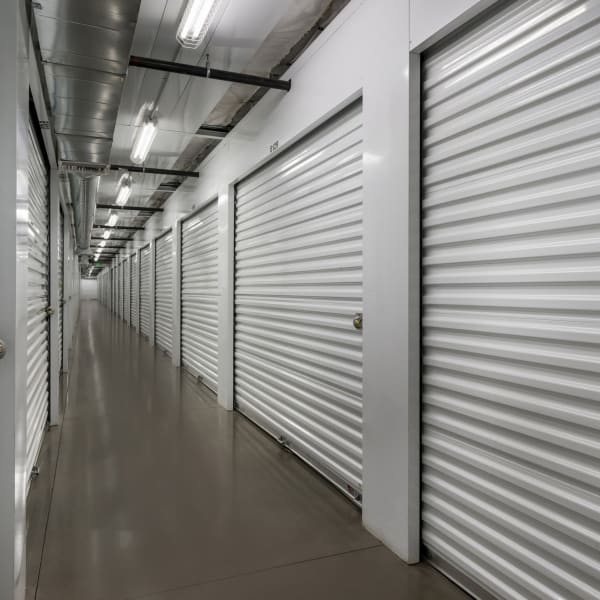 Indoor climate-controlled storage units at StorQuest Self Storage in Reno, Nevada