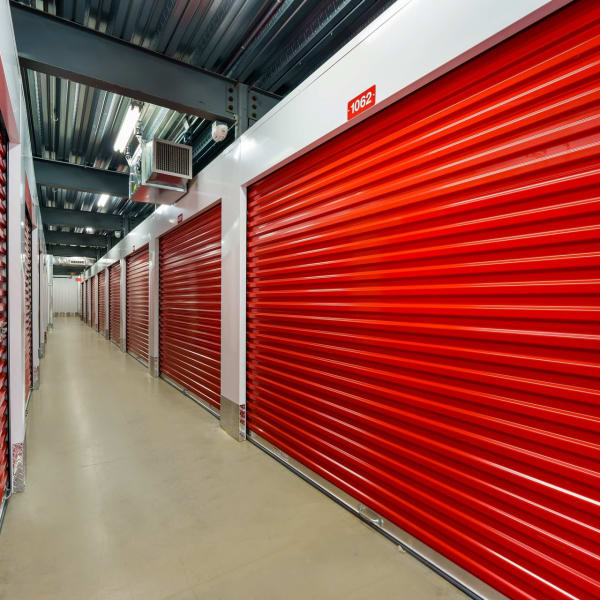 Climate controlled indoor storage units at StorQuest Self Storage in King of Prussia, Pennsylvania