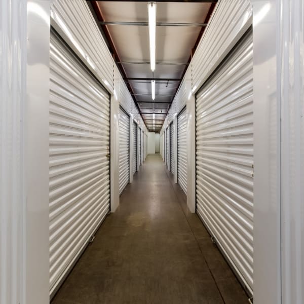 Indoor climate controlled storage unit at StorQuest Self Storage in Bradenton, Florida