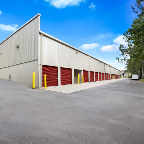 Outdoor self storage units of StorQuest Self Storage in Tallahassee, Florida