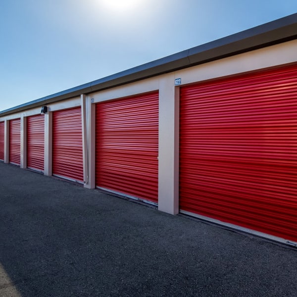 Large drive-up storage units at StorQuest Economy Self Storage in Kearns, Utah