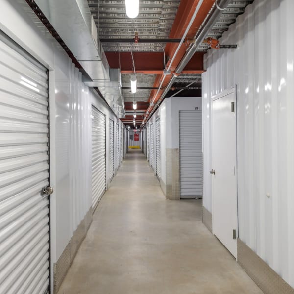 Climate controlled indoor storage units at StorQuest Self Storage in Thornwood, New York