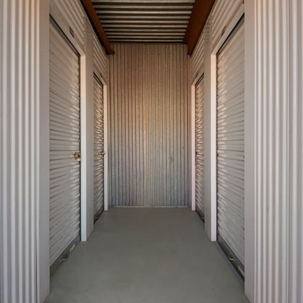Indoor self storage units at StorQuest Self Storage in Rosemead, California