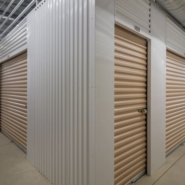 Indoor climate-controlled storage units at StorQuest Self Storage in Louisville, Colorado