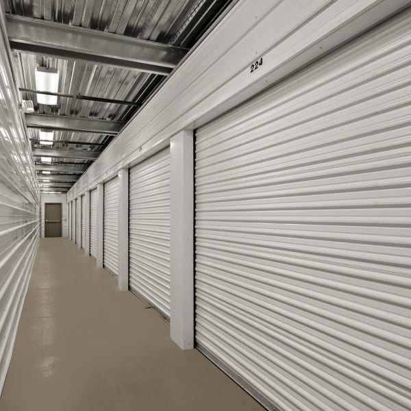 Indoor storage units at StorQuest Express Self Service Storage in Tahoe Vista, California