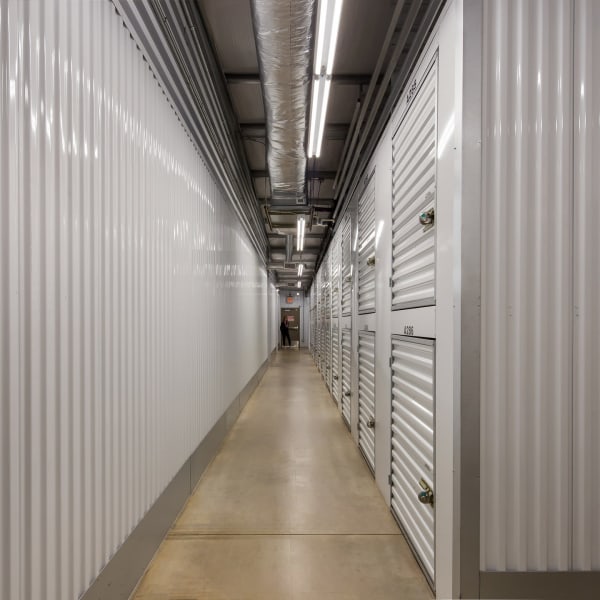 Climate-controlled storage lockers at StorQuest Self Storage in Kea'au, Hawaii