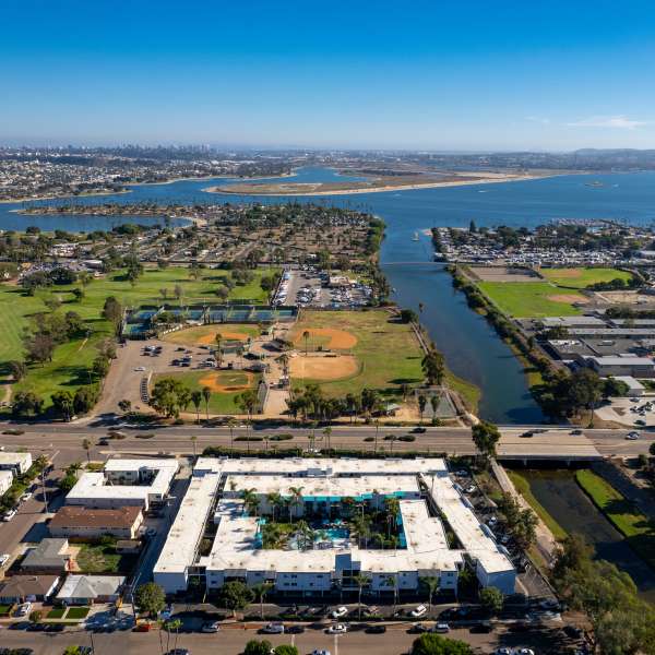 Explore the neighborhood around The Pacific At Mission Bay in San Diego, California