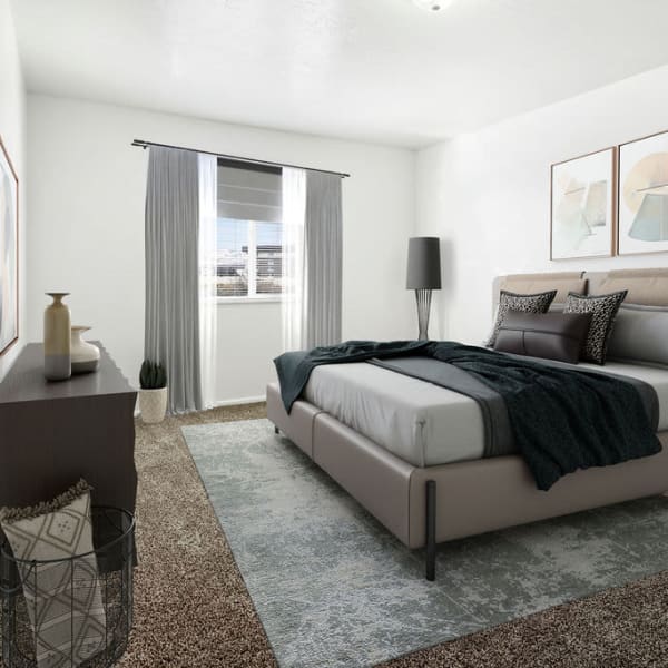 View floor plans offered at Valley Park Apartments in Salt Lake City, Utah