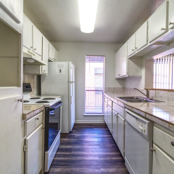 View floor plans offered at SunBlossom Woods Apartments in Houston, Texas