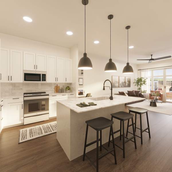 Model kitchen Valleydale Apartments in Salem, Virginia