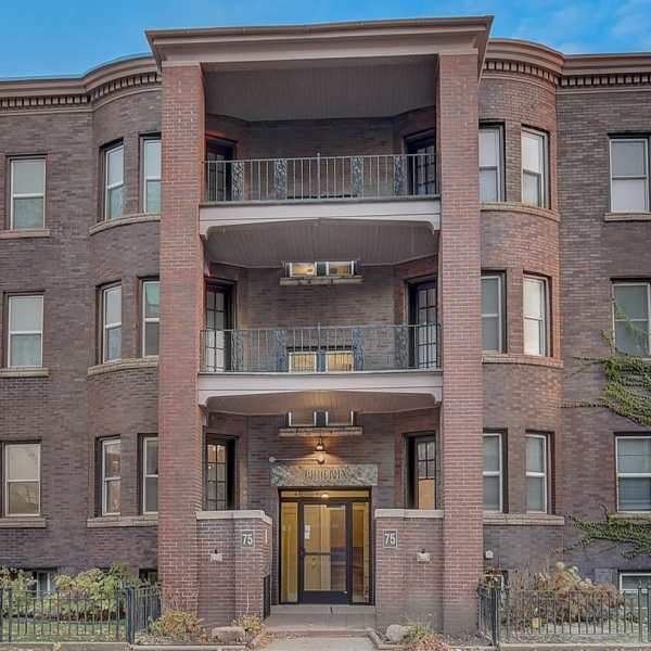 Exterior building at Detroit Living in Detroit, Michigan