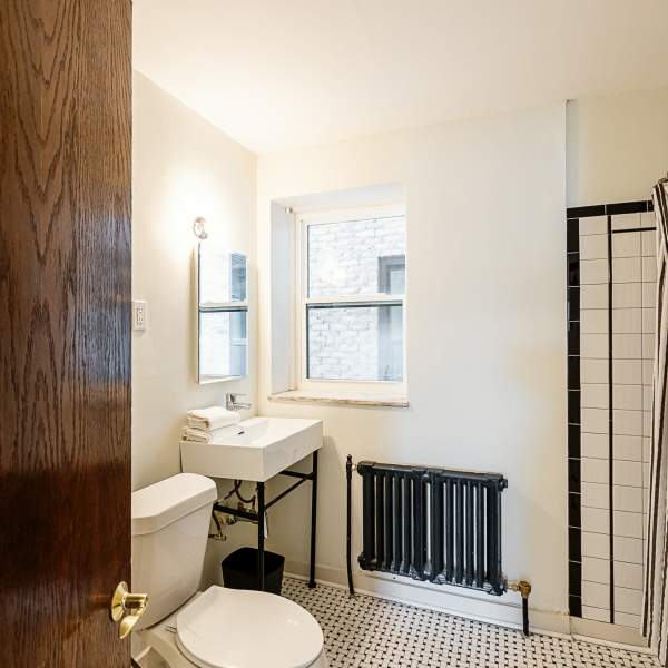 Bathroom at Detroit Living in Detroit, Michigan
