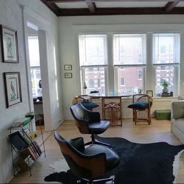 Living room at Detroit Living in Detroit,Michigan