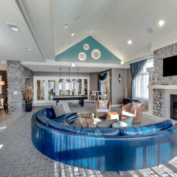 Luxurious clubhouse at Promenade Pointe, Norfolk, Virginia