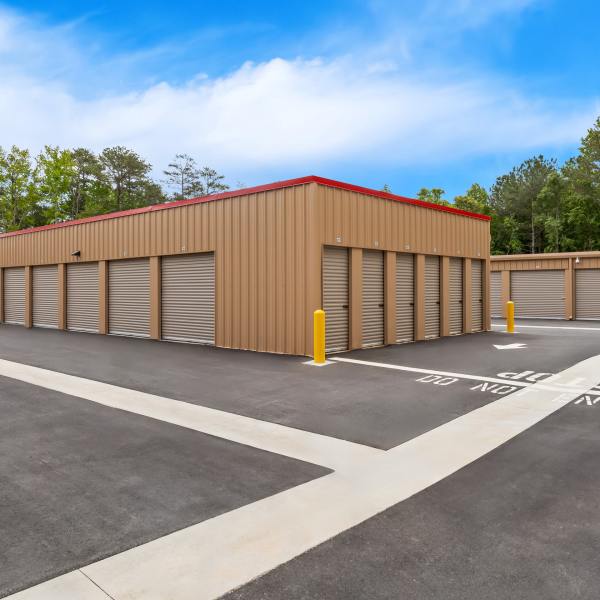 Drive up storage units at StorQuest Express in Douglasville, Georgia