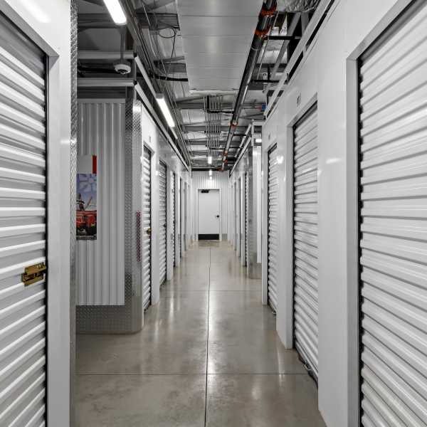 Climate controlled indoor storage units at StorQuest Express in Douglasville, Georgia