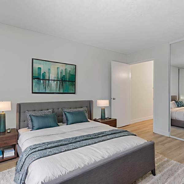 View floor plans offered at Clayton Gardens in Concord, California