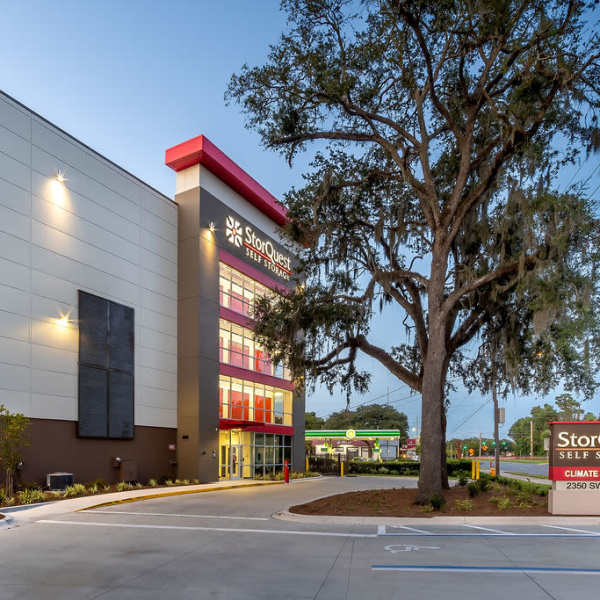Exterior of StorQuest Self Storage in Edgewater, Florida