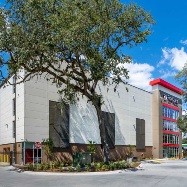 Facade of StorQuest Self Storage in Edgewater, Florida