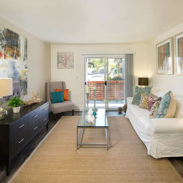 View floor plans offered at Bayside Apartments in Pinole, California
