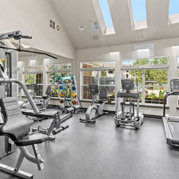 Fitness center at Fox Ridge in Longmont, Colorado