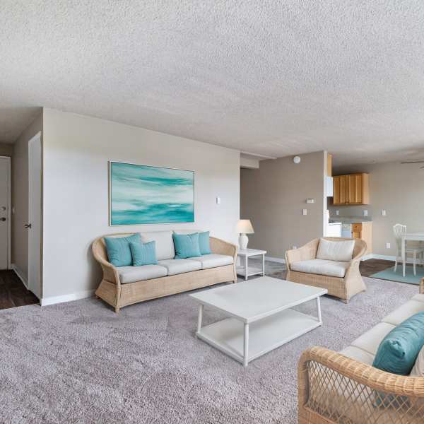 Modern apartment at The Courtyard Apartment Homes in Mukilteo, Washington