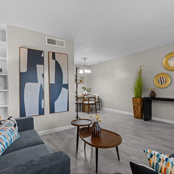 View floor plans offered at Beechnut Grove in Houston, Texas