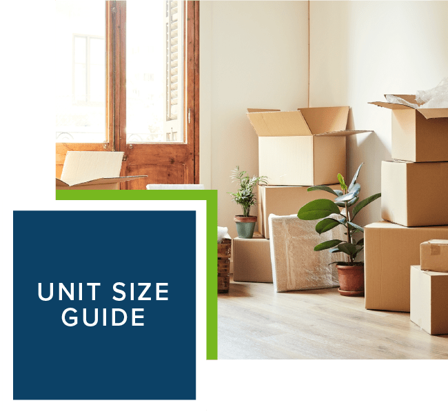 View our Unit Size Guide at Urban Self Storage. 