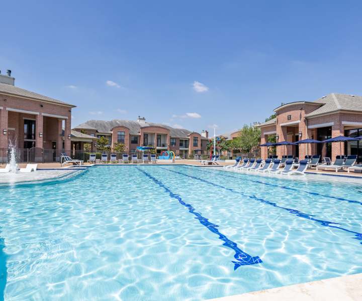 Resort Style Pool at San Cierra in Houston, Texas