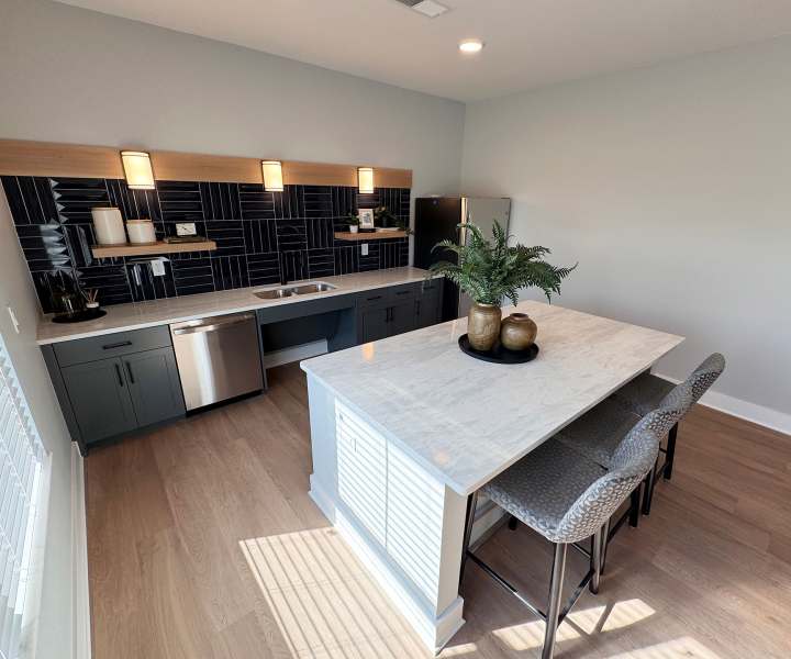 Walk-in closet inside the apartmement at Addison Grove in Avon Park, Florida