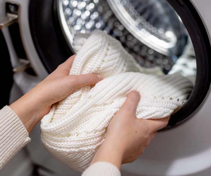 Washer and dryer connections at Edgewood in Baton Rouge, Louisiana 