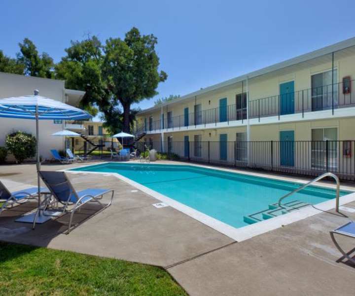 Swimming pool at Howe in Sacramento, California