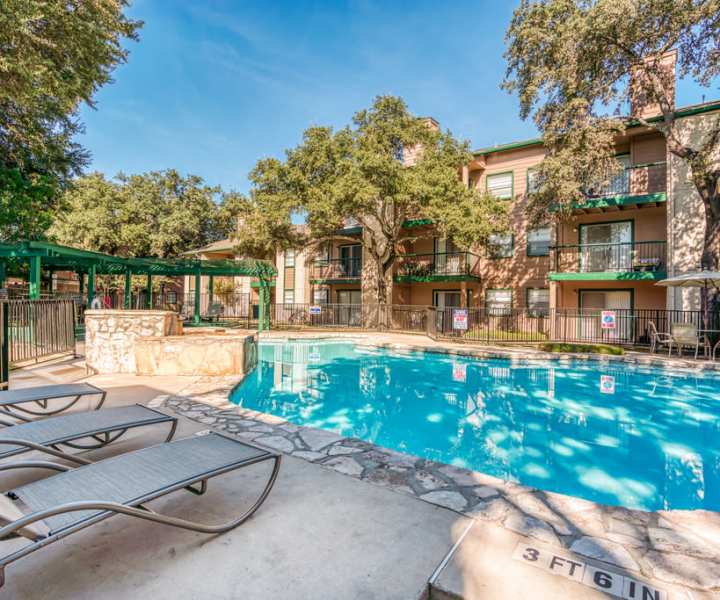 Pool at Woodland Apartments San Antonio in San Antonio, Texas