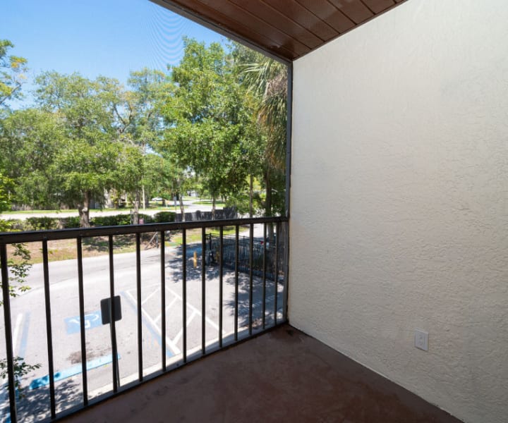 Private balcony at Huntington Reserve in Sanford, Florida