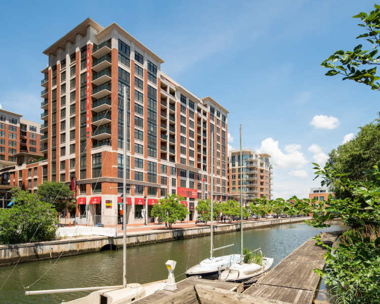 Community surrounded by city beauty at The Eden in Baltimore, Maryland