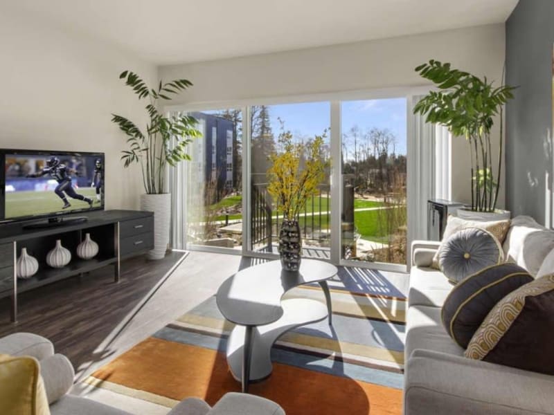 Living space at Trillium Apartments in Edmonds, Washington