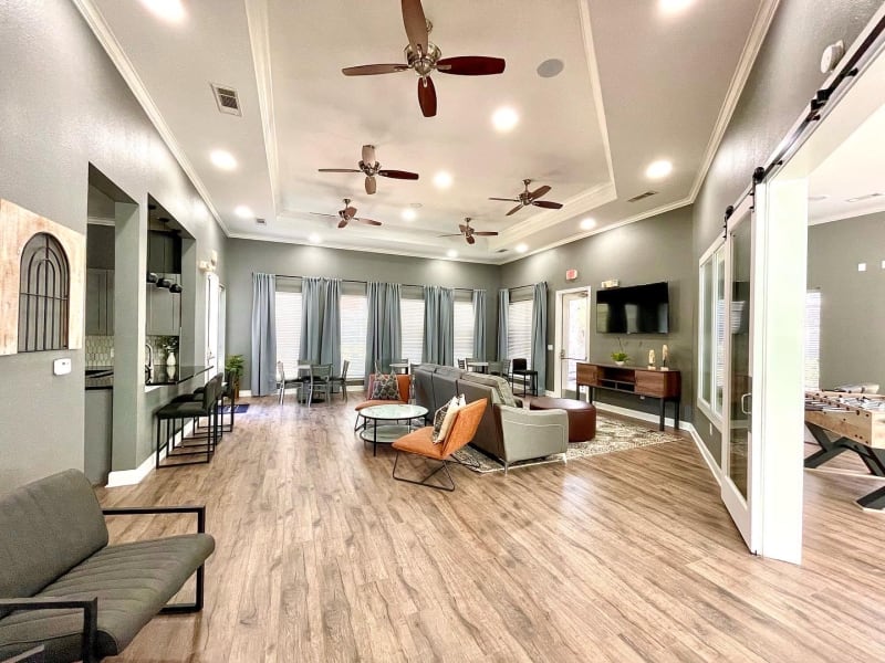 Enjoy apartments with a clubhouse at The Abbey at Energy Corridor in Houston, Texas