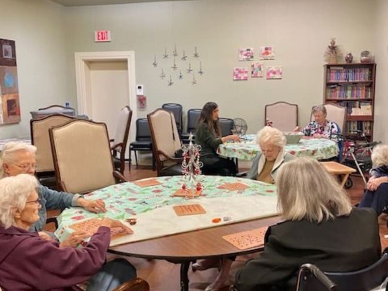 Game room at Shawnee Memory Care in Shawnee, Oklahoma