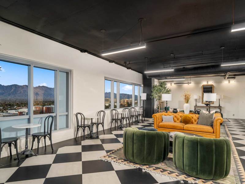 Seating area at The Pacific, Tucson, Arizona