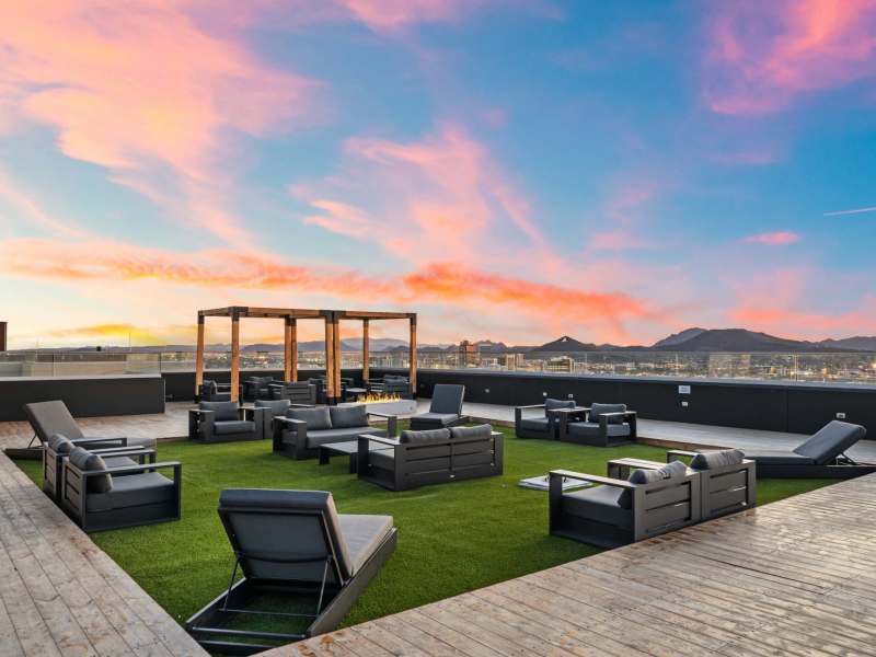 Rooftop lounge at The Pacific, Tucson, Arizona