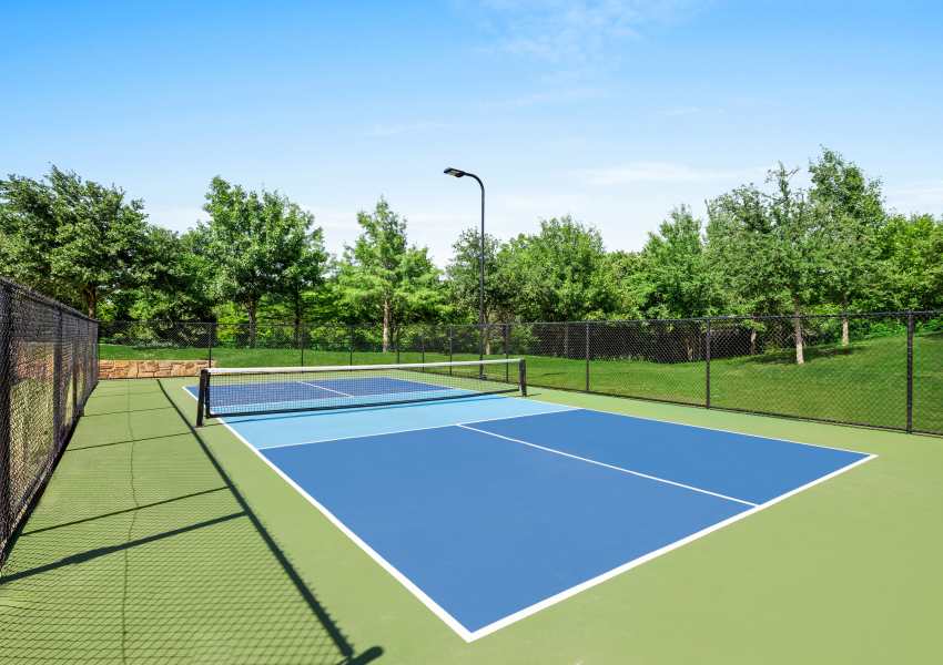 Lighted Pickleball Court at Estancia at Ridgeview Ranch