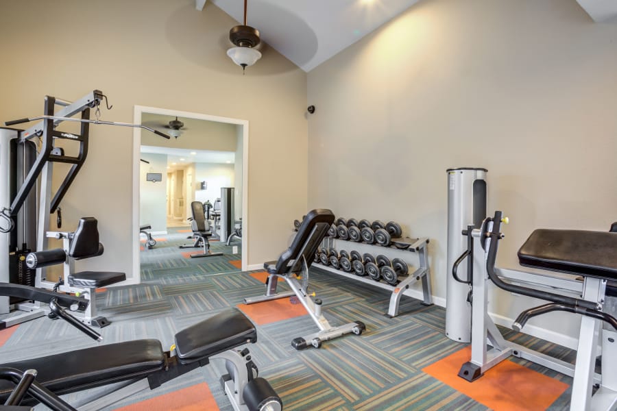 Fitness center at Renaissance Apartment Homes