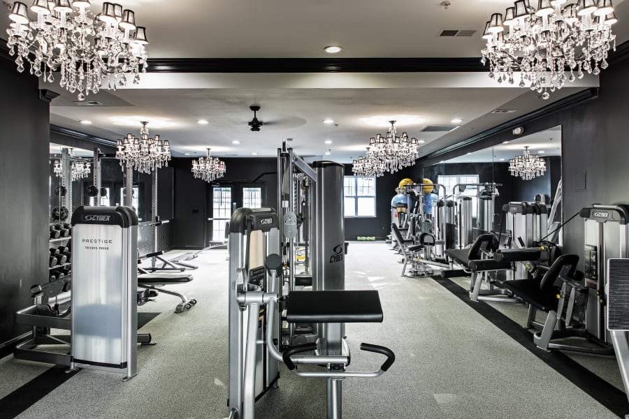 State-of-the-art Jim fitness center at a Campus Life & Style Autograph Collection property