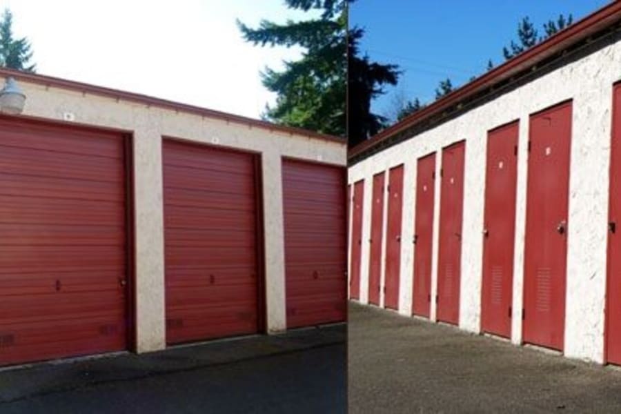 A variety of unit sizes at Space Station Self Storage in Port Orchard, Washington